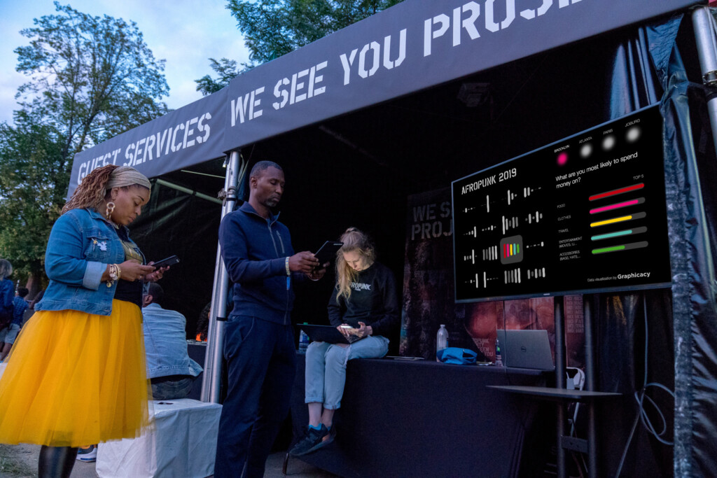 Image of We See You: Visualizing the Afropunk Festival with Real-Time Data