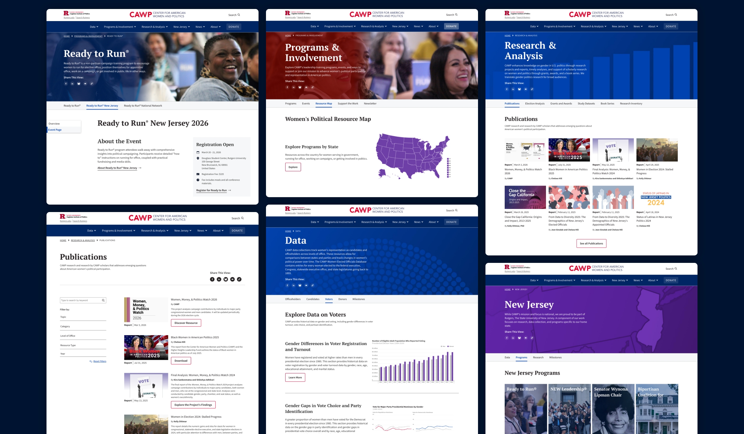 CAWP Website Montage